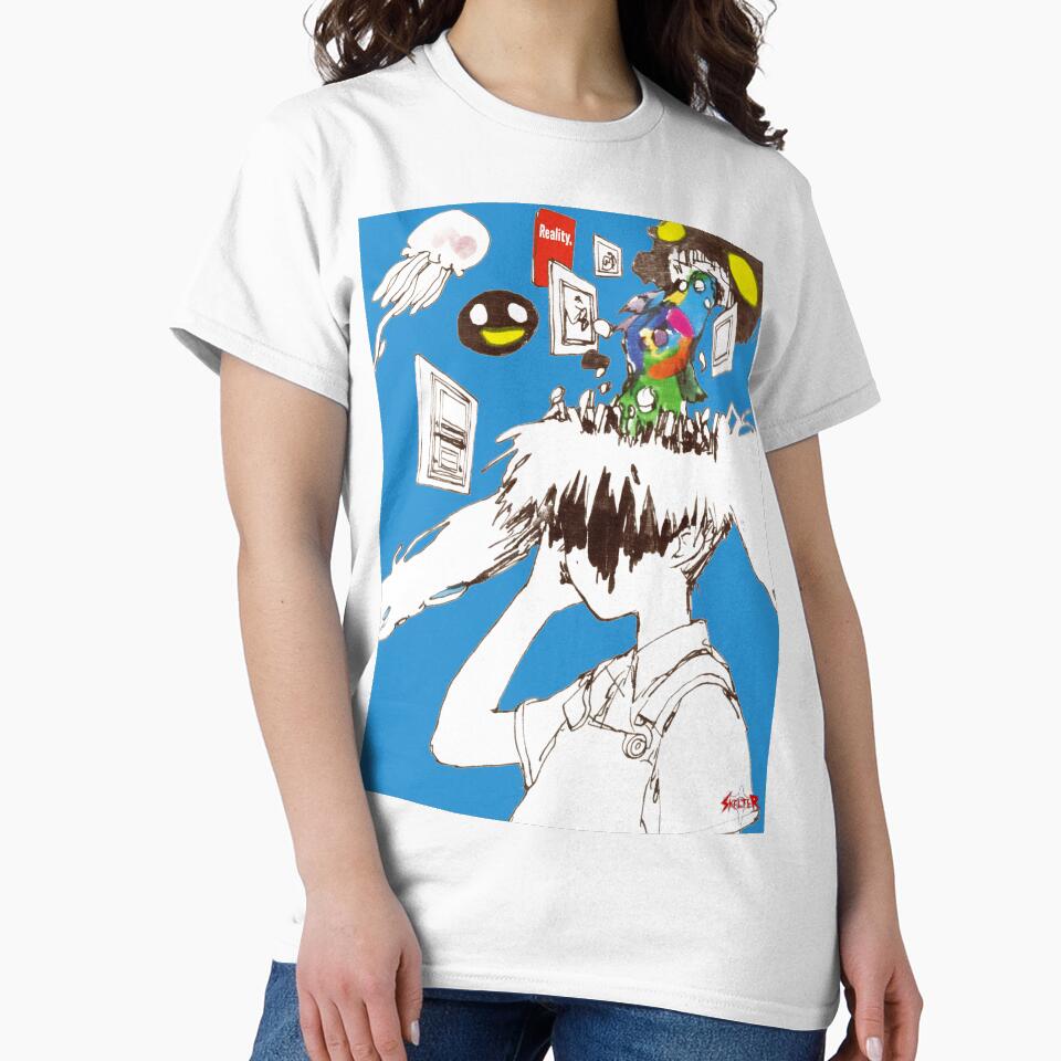 Reality.exe – Surreal Psychedelic Dream T-Shirt by Skelter-Skelter
