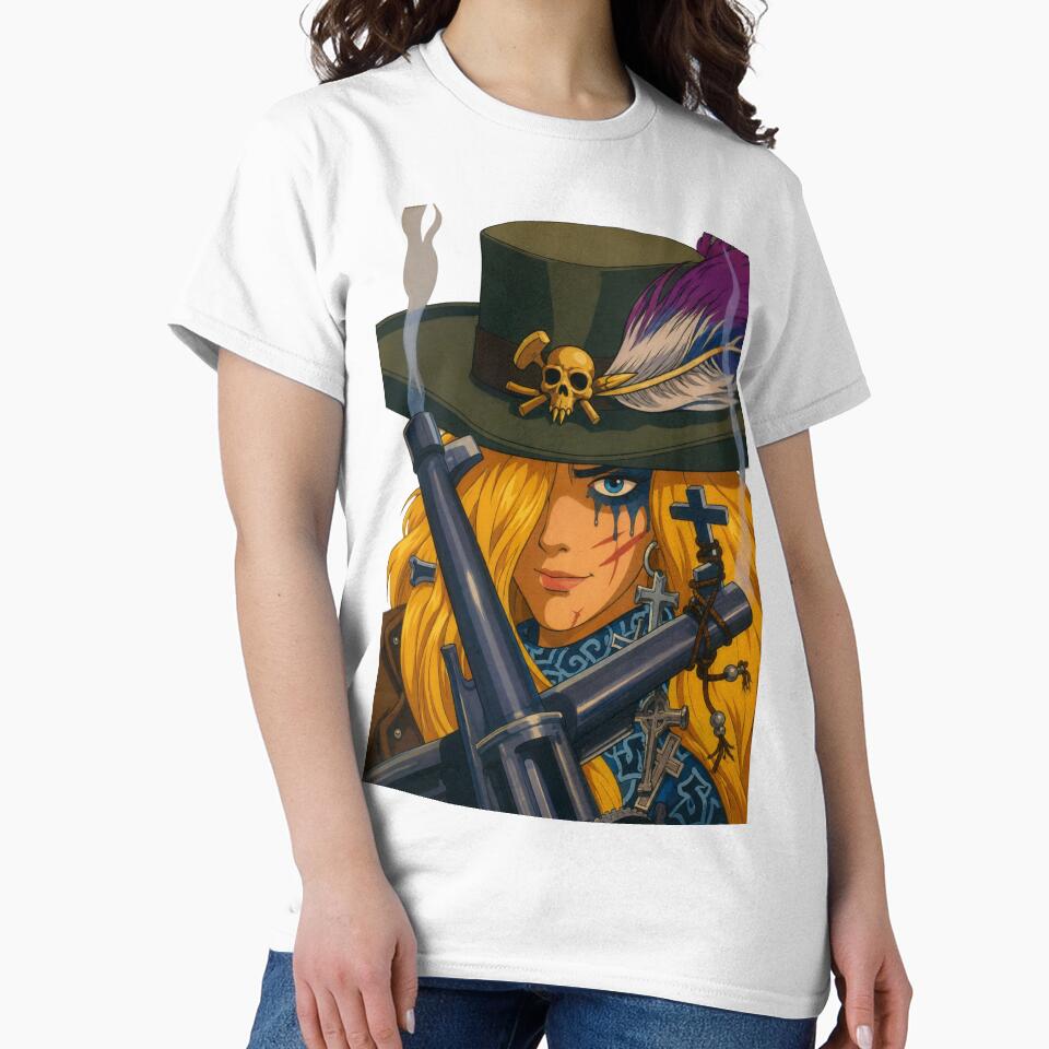 Gothic Gunslinger Fan Art | Dark Western Cowgirl Portrait | Classic Western Animation Style by  Hollow Moon Studios.