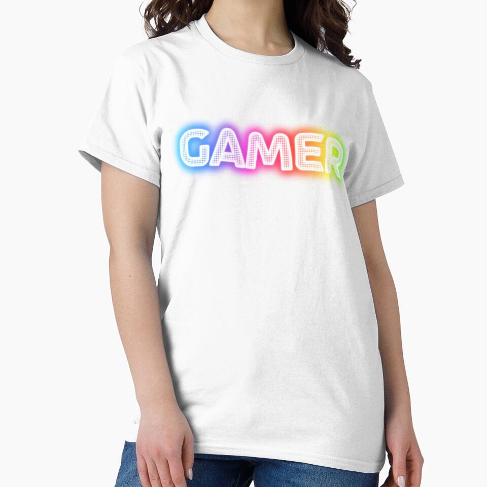 GAMER Neon Spectrum Typography by Wawan35200