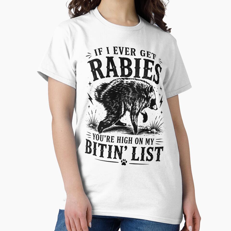 If I Ever Get Rabies Your'e High On My Bitin' List Jimothy Raccoon by VGAfanatic