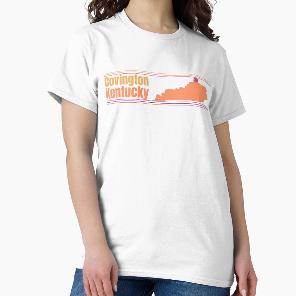 Covington Kentucky City Marked On Map by TheIconSmith