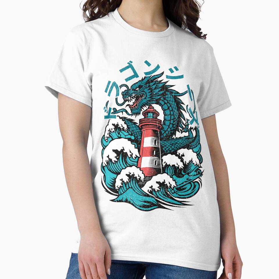 Dragon vs Lighthouse - Nautical Chaos by DesignedByMarty