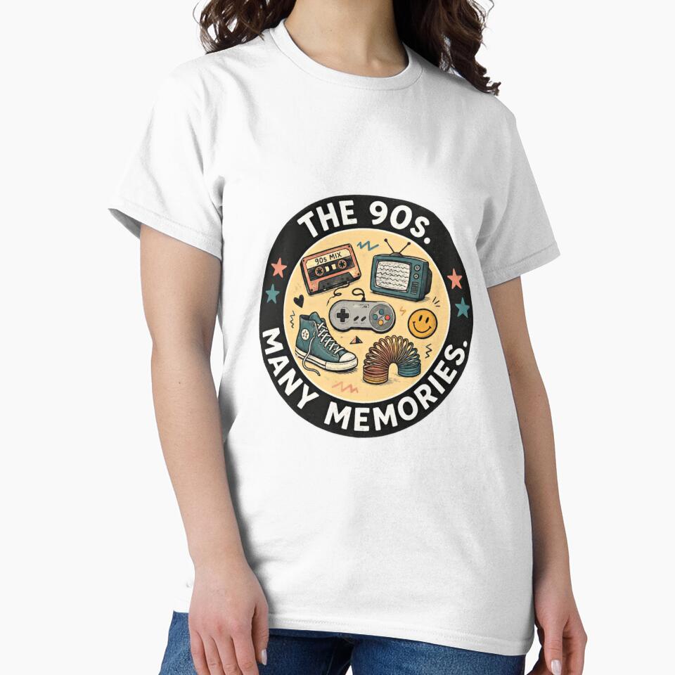 The 90s. Many Memories. Nineties Nostalgia 90s Kid Millennial by RetroMini2026
