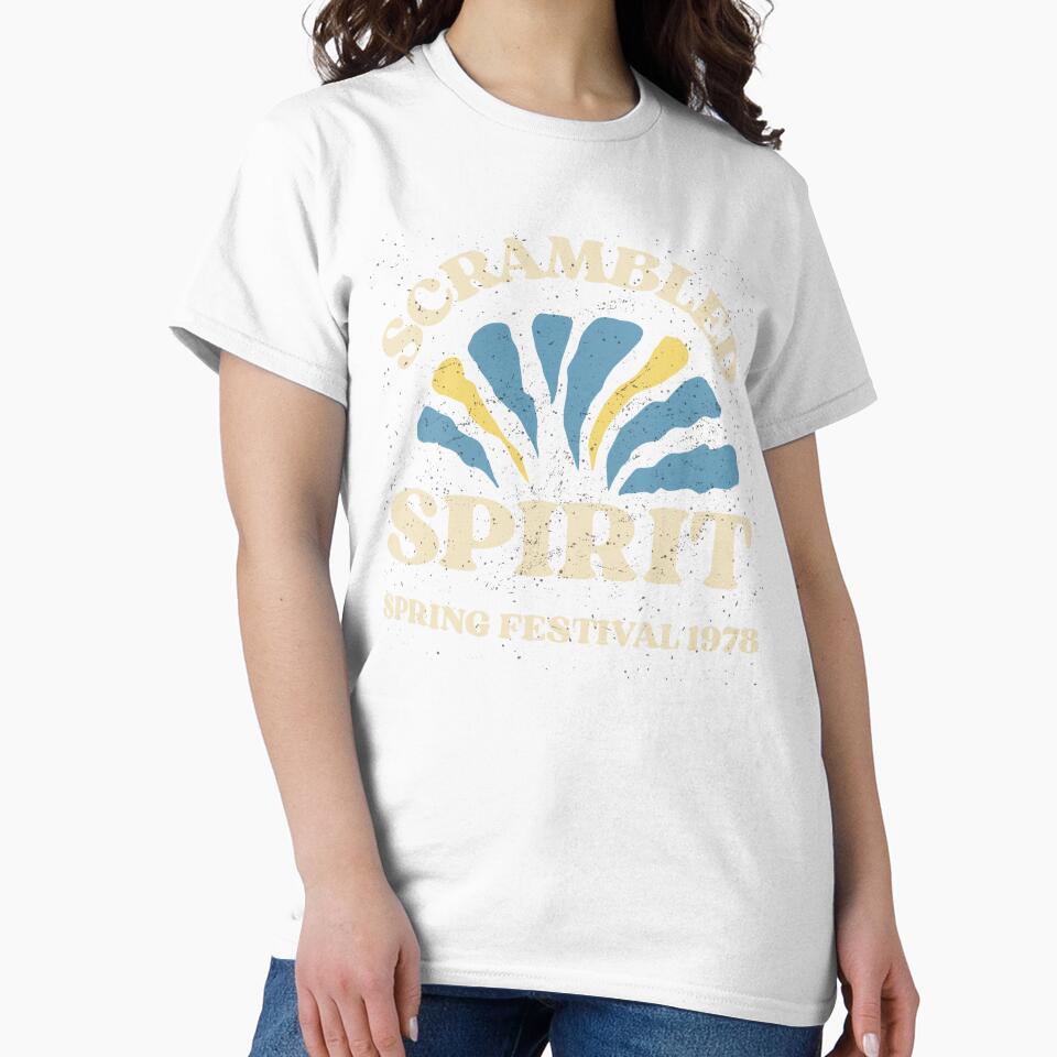 Scrambled Spirit – Retro Spring Festival 1978 Graphic Tee by Ninjamekoro