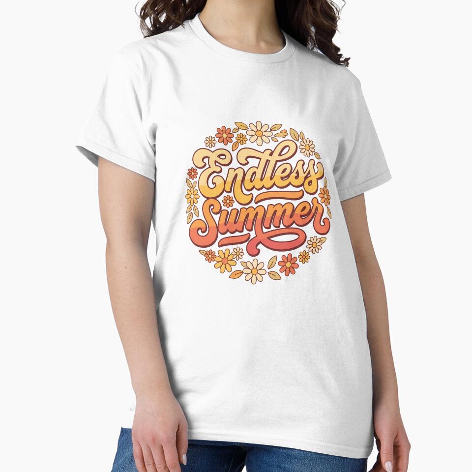 Retro Endless Summer Floral by LyoniHERA