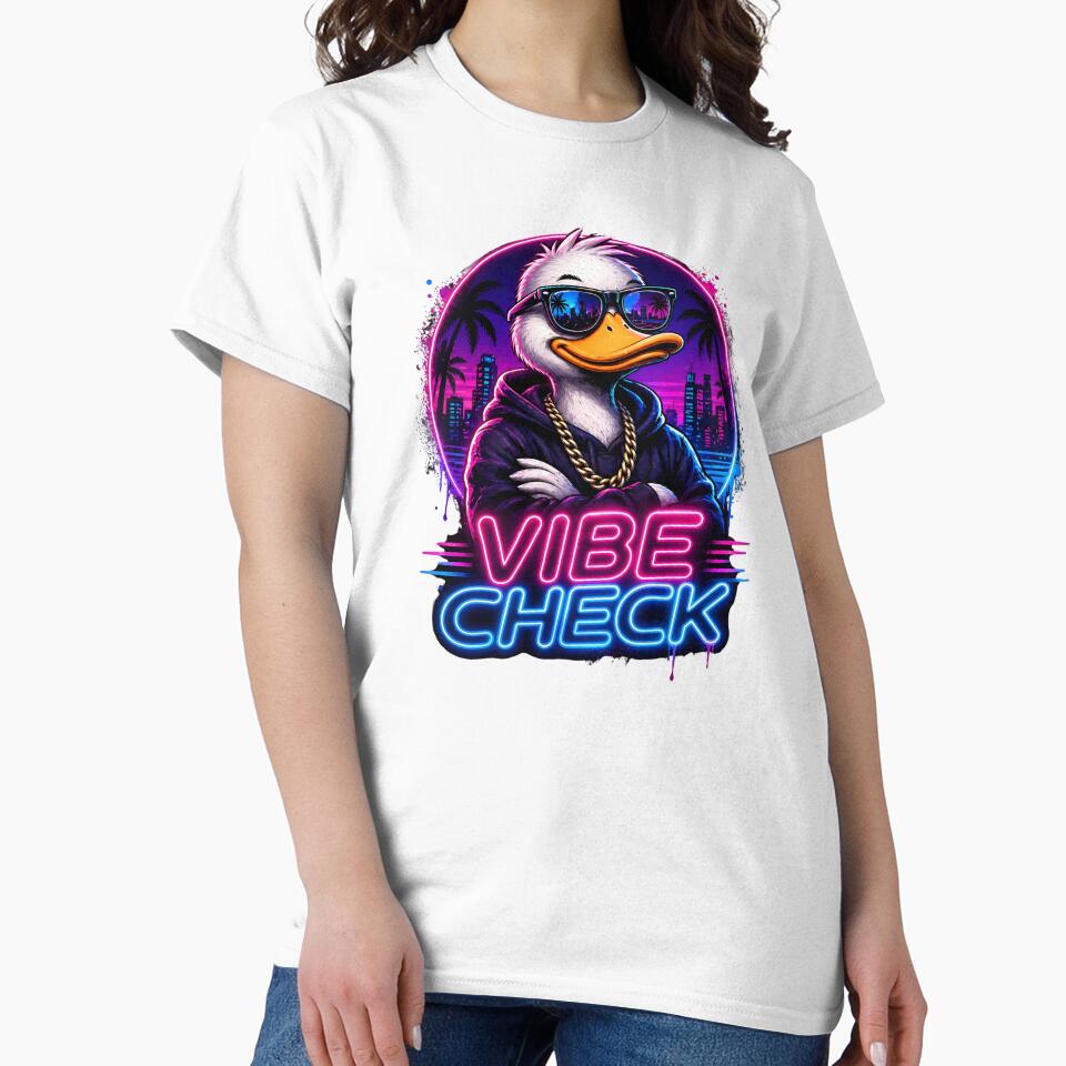 Vibe Check Neon City Duck by Chic_Clip_Craft