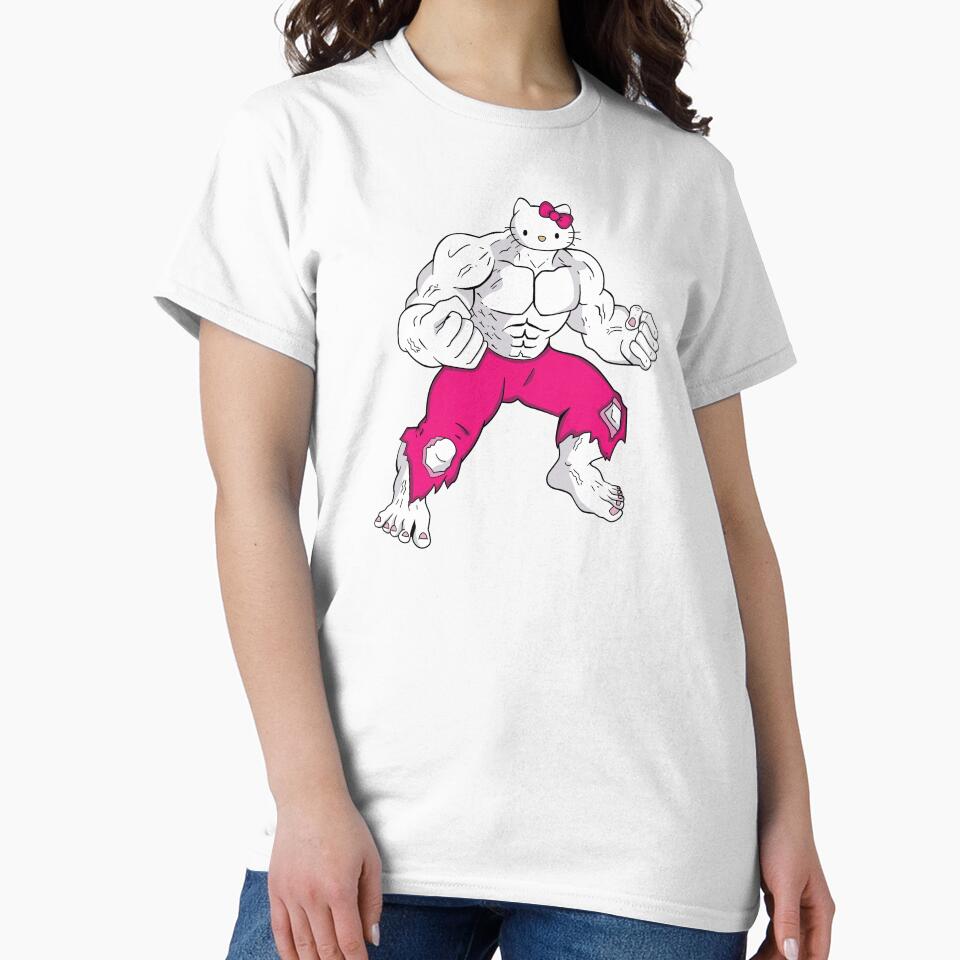 Hello Kitty bodybuilder by YumeKurenai