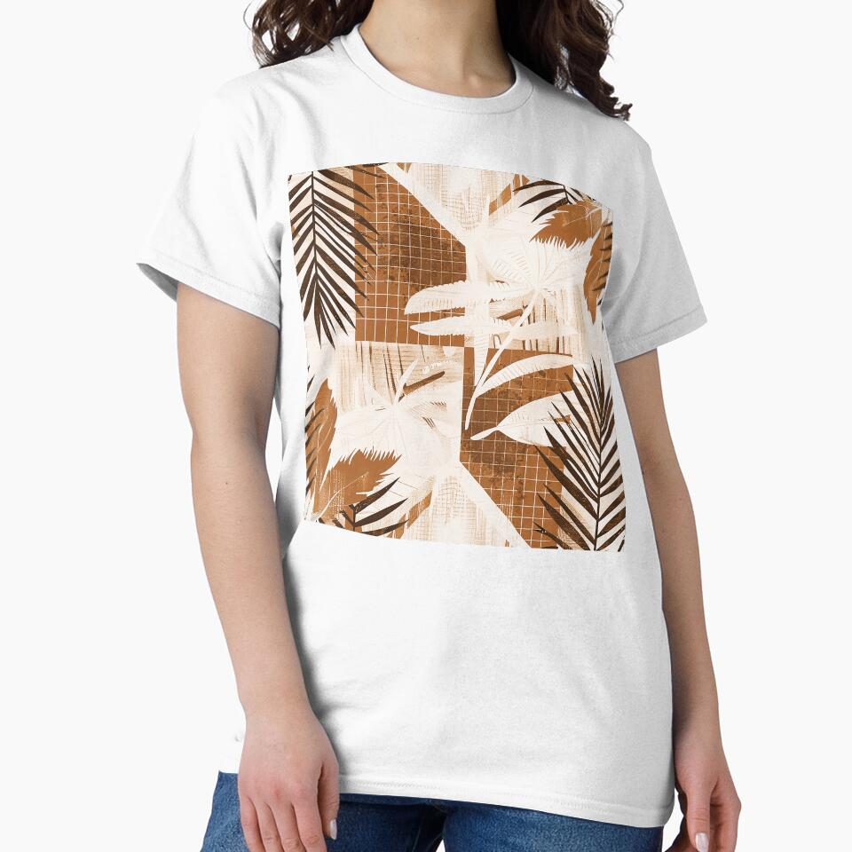 Boho Earth Tones And Caramel Hues Abstract Art by DEC02