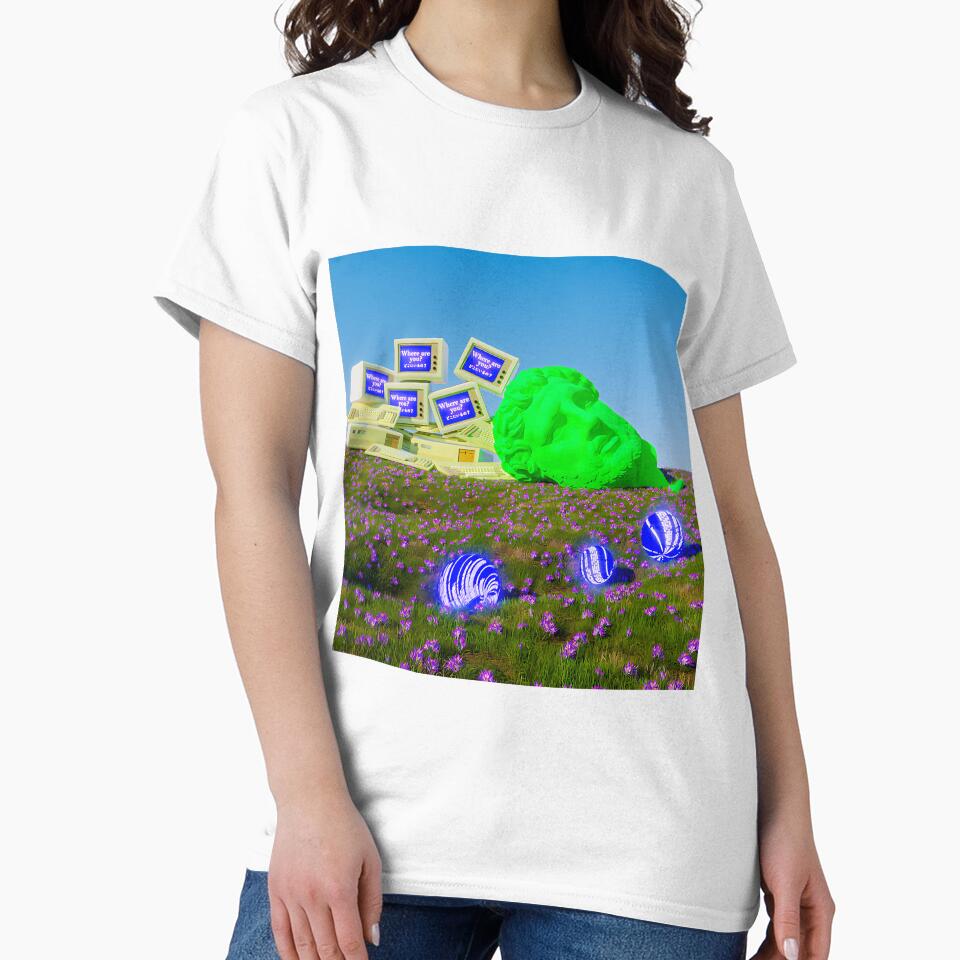 Eerie Liminal Space Green Hill Nostalgia by ugmrbhbm6