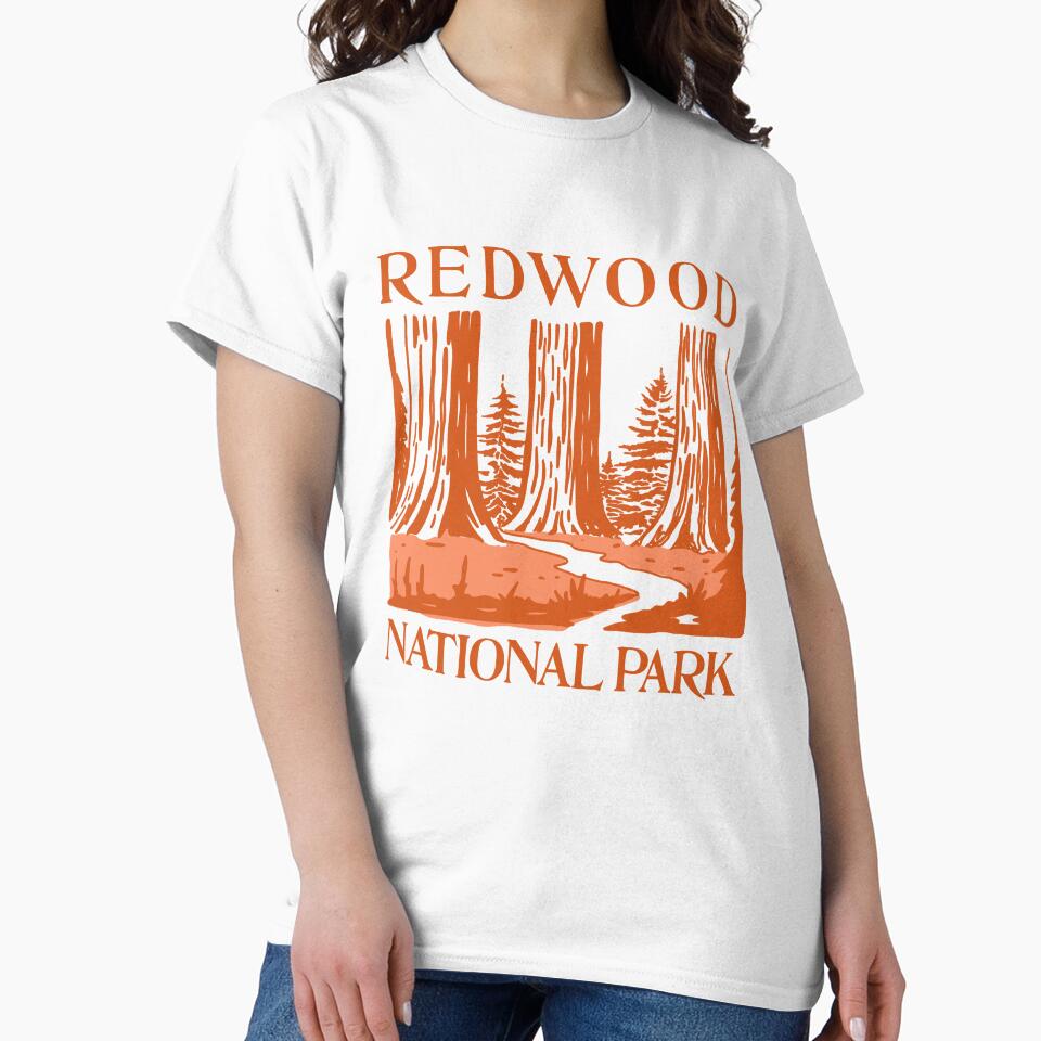 Redwood National Park Minimalist by ethnicdrawing