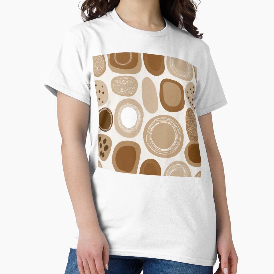 Boho Earth Tones And Caramel Hues Abstract Designs by DEC02