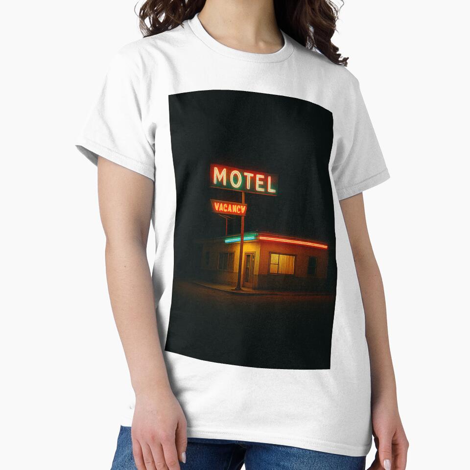 Neon Motel – Cinematic Retro Night Photography by BadaBingBear
