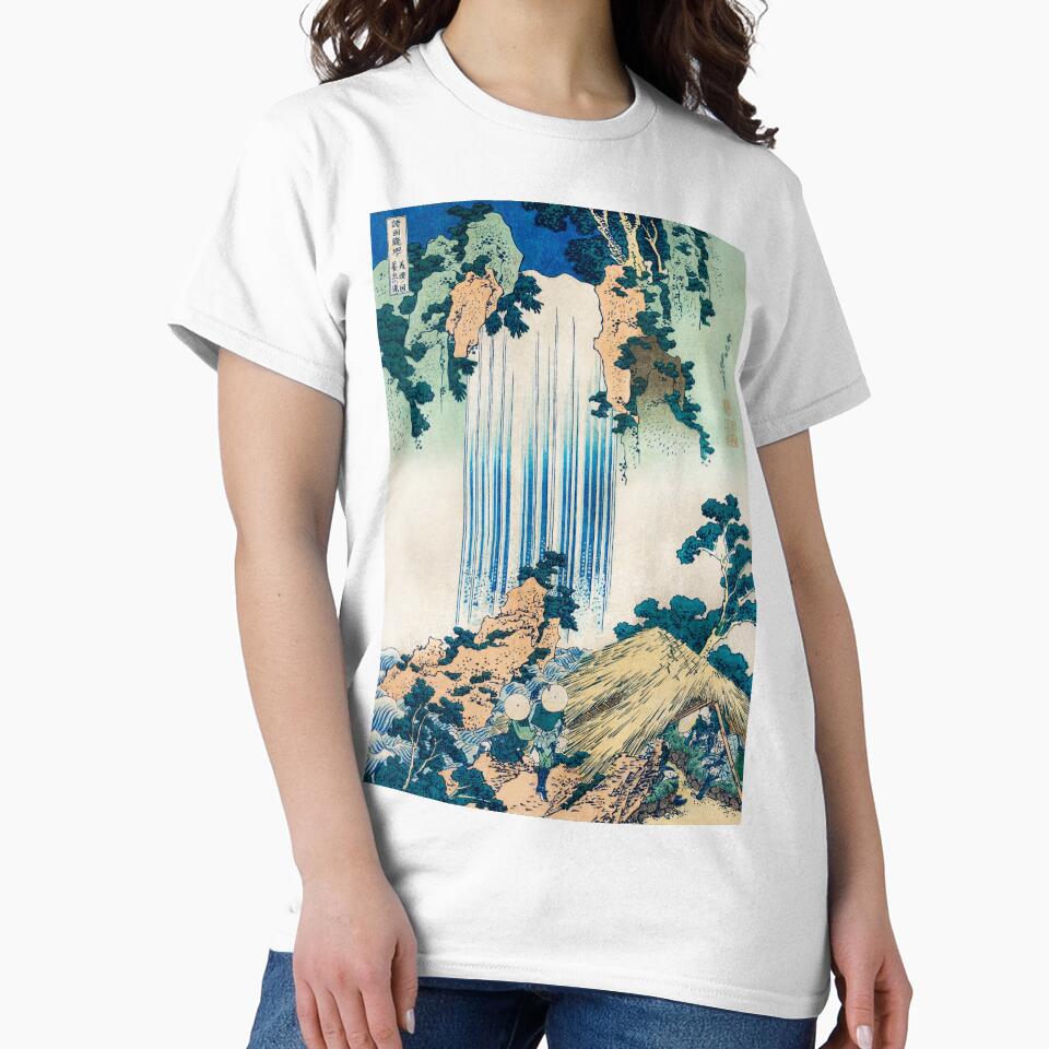 Hokusai Waterfall Japanese Art Vintage Retro by knightsydesign