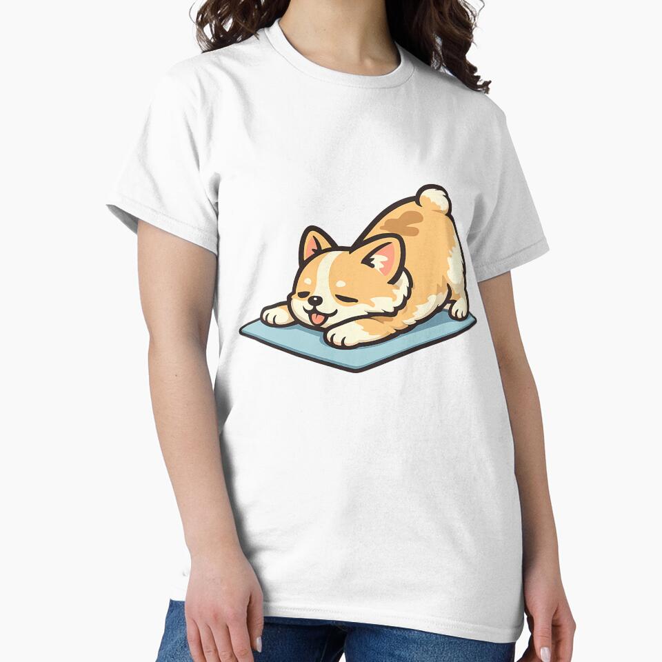 Corgi Butt Yoga Pose by HNS-Designers