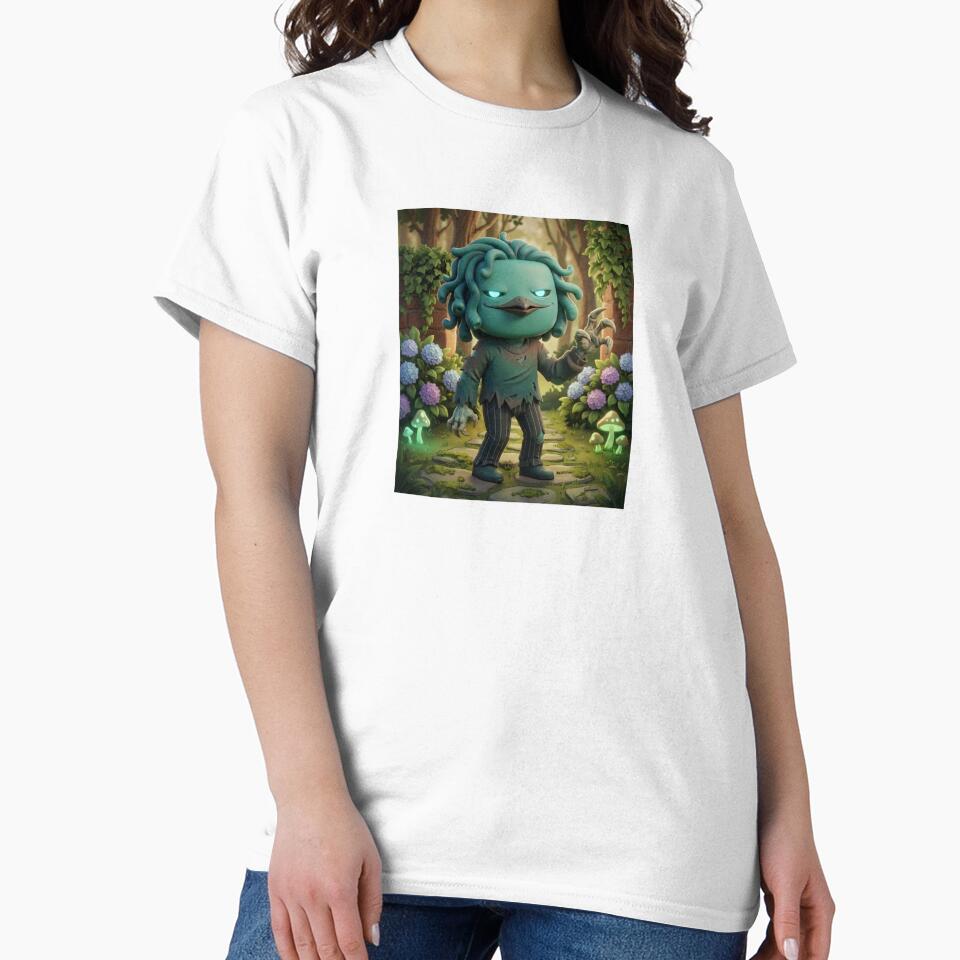 An oversized head of zombie-like creature by AirCrayons27