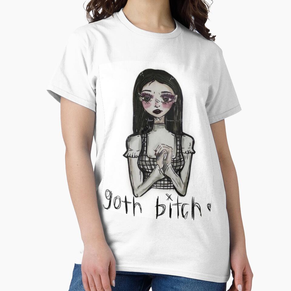 goth girl art by yuhhbruhh