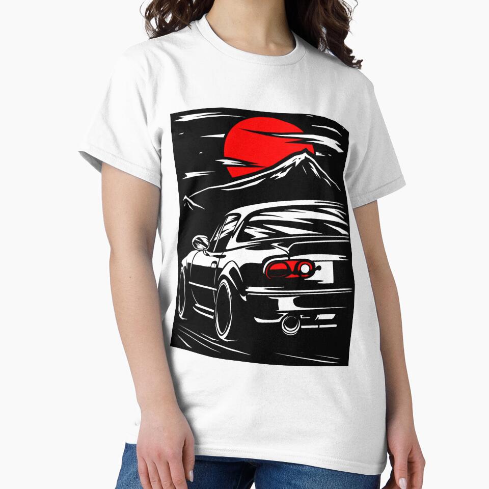 Mazda Mx5 Miata Slim Fit, T, Women Unisex Full Size, Trending by JudeSTORE1
