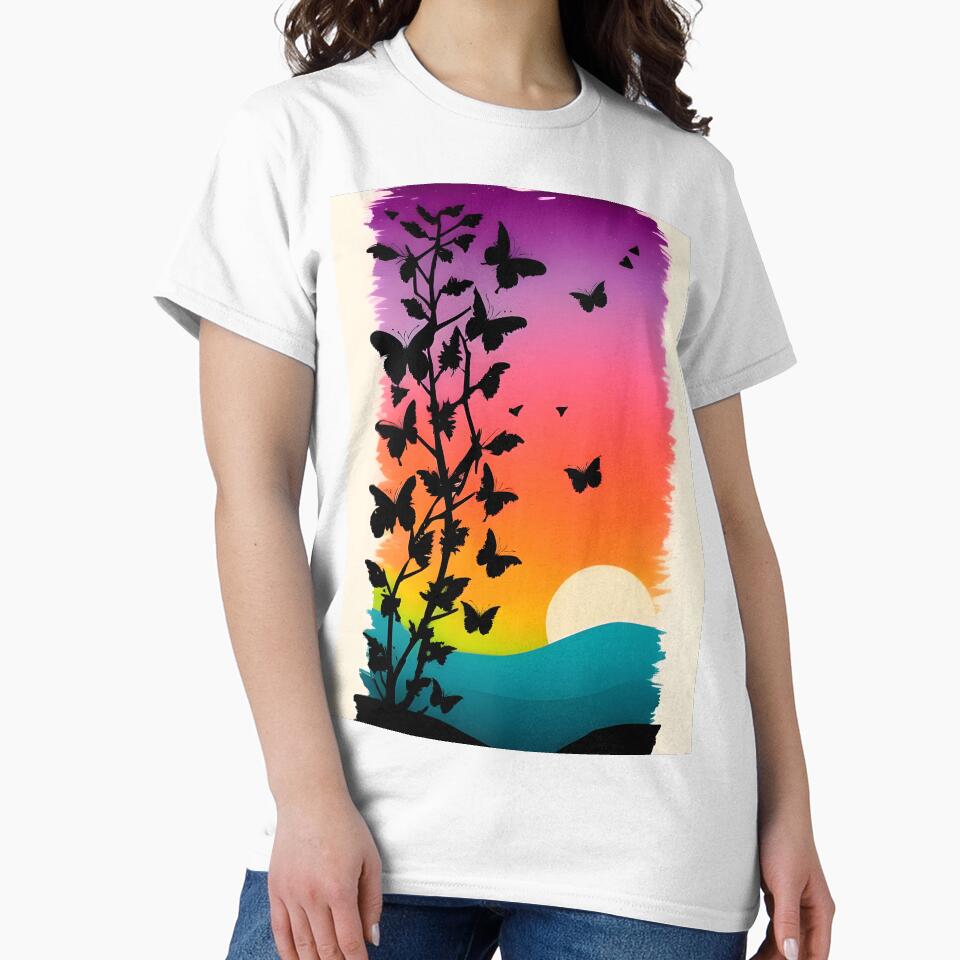 Add a Touch of Beauty to Your Life with Our Gorgeous Minimalist Butterfly Art Prints by supeart