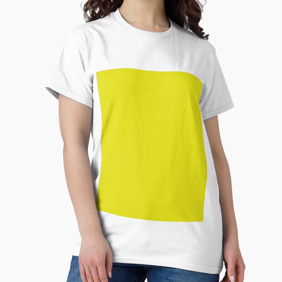 Plain Solid Color Yellow Neon Yellow by mimihuang creations