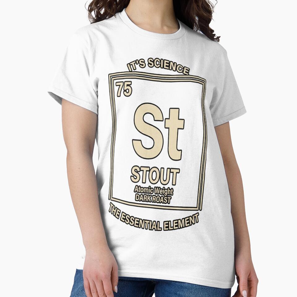 Stout Periodic Table Element - Beer Lover & Science Geek Graphic by ClaussShop