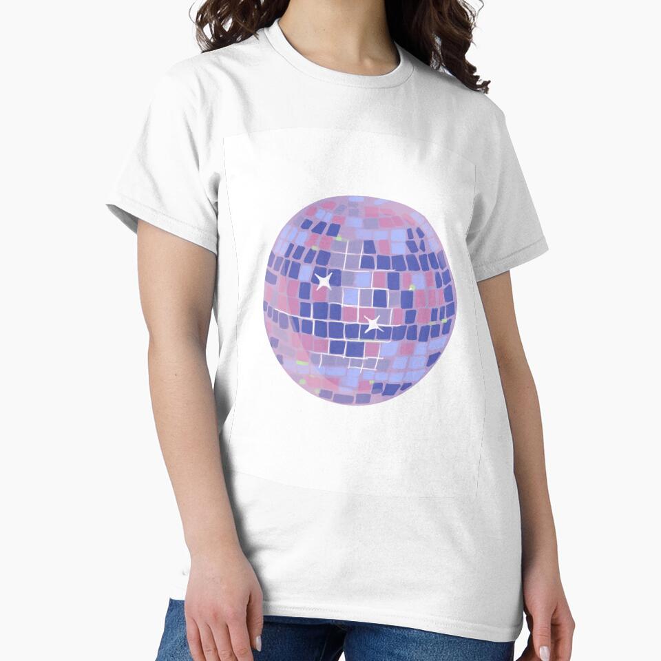 Pastel Disco Ball Poster – Retro Dance Aesthetic by Levision