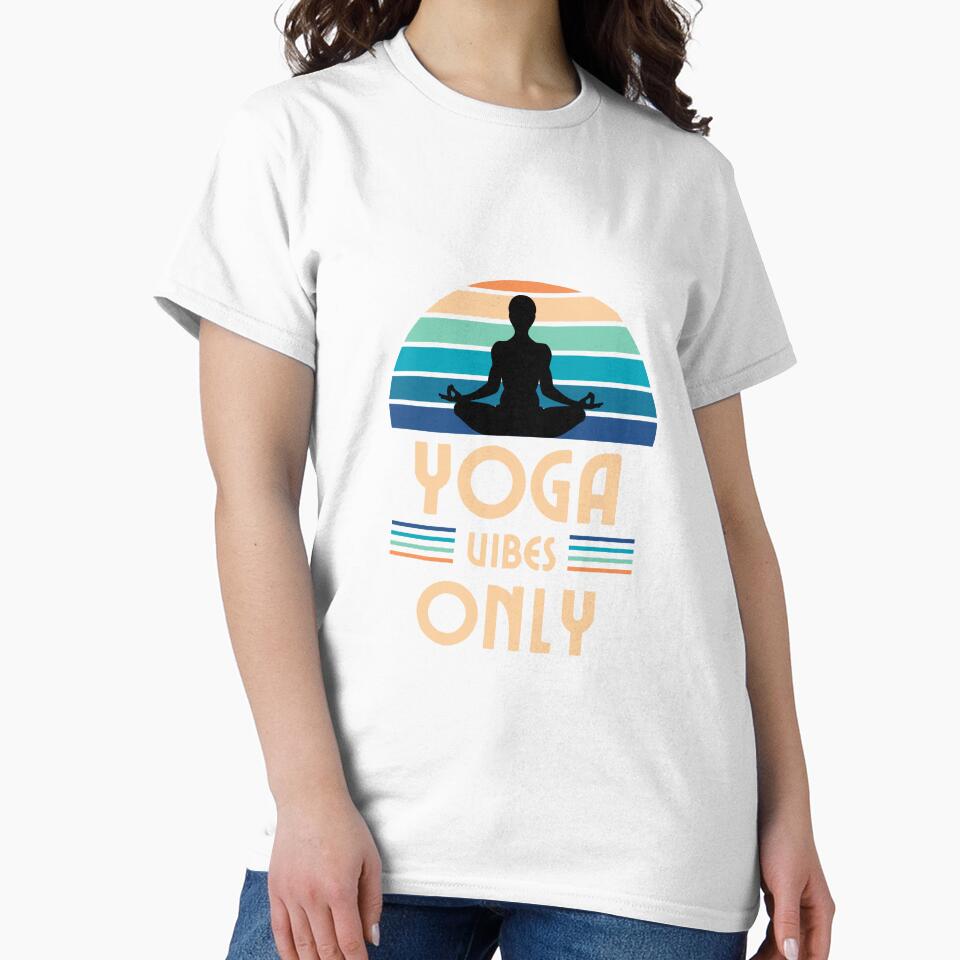 Yoga vibes only by TPrintHub