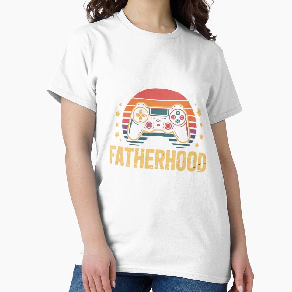 Leveling Up to Fatherhood Est 2026 Retro Gamer Design by Gogetgiggles
