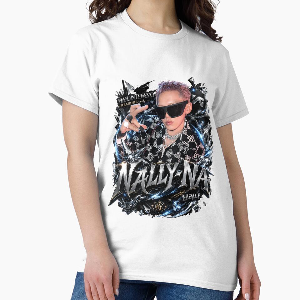 TREASURE NALLY-NA Hyunsuk Dark Streetwear Kpop Shirt Design by Valeree Store