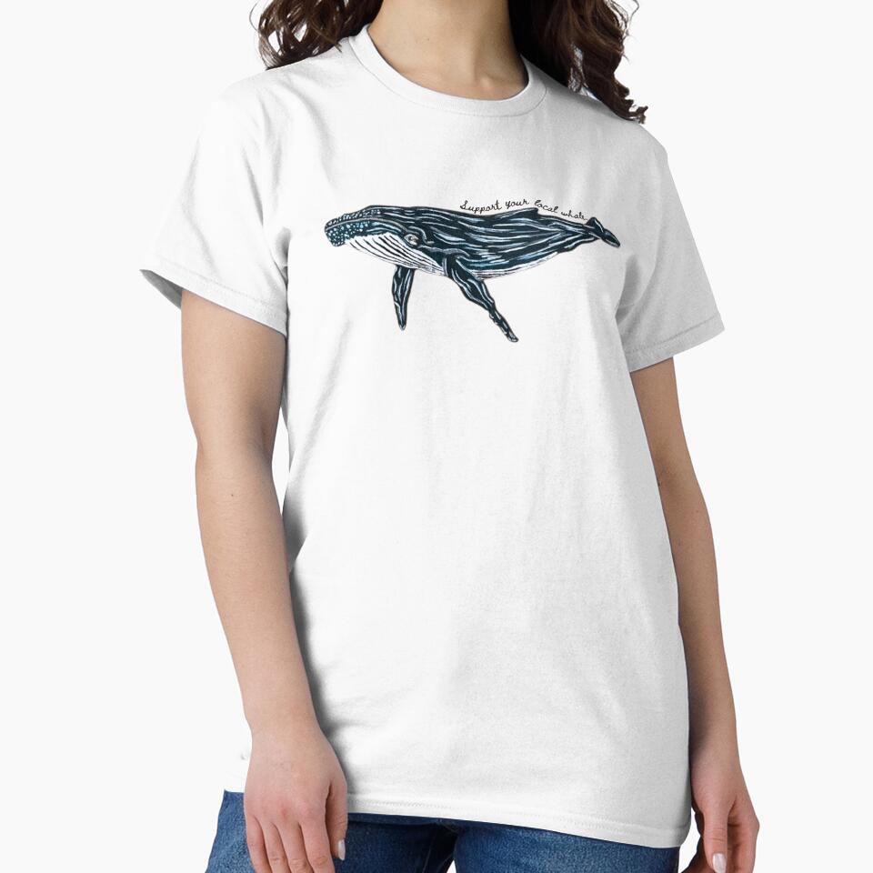 Humpback Whale Ocean Wildlife Painting Save the whales animal conservation anti whaling by dagkryper
