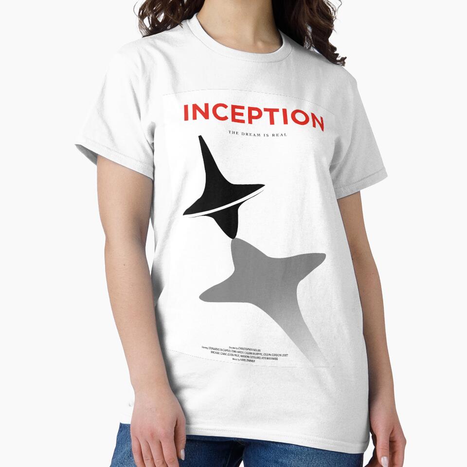 Inception Movie Minimalist Design by CultureCutPrints