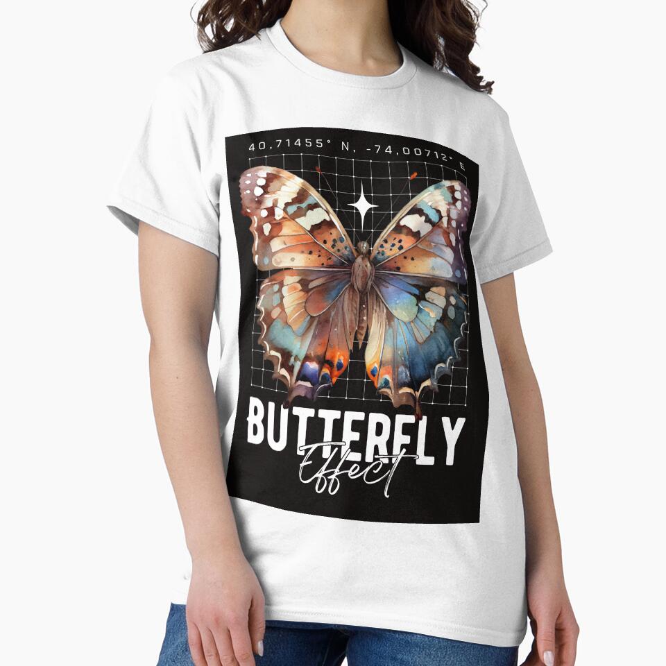 BUTTERFLY EFFECT graphic shirt by magnoliaclo