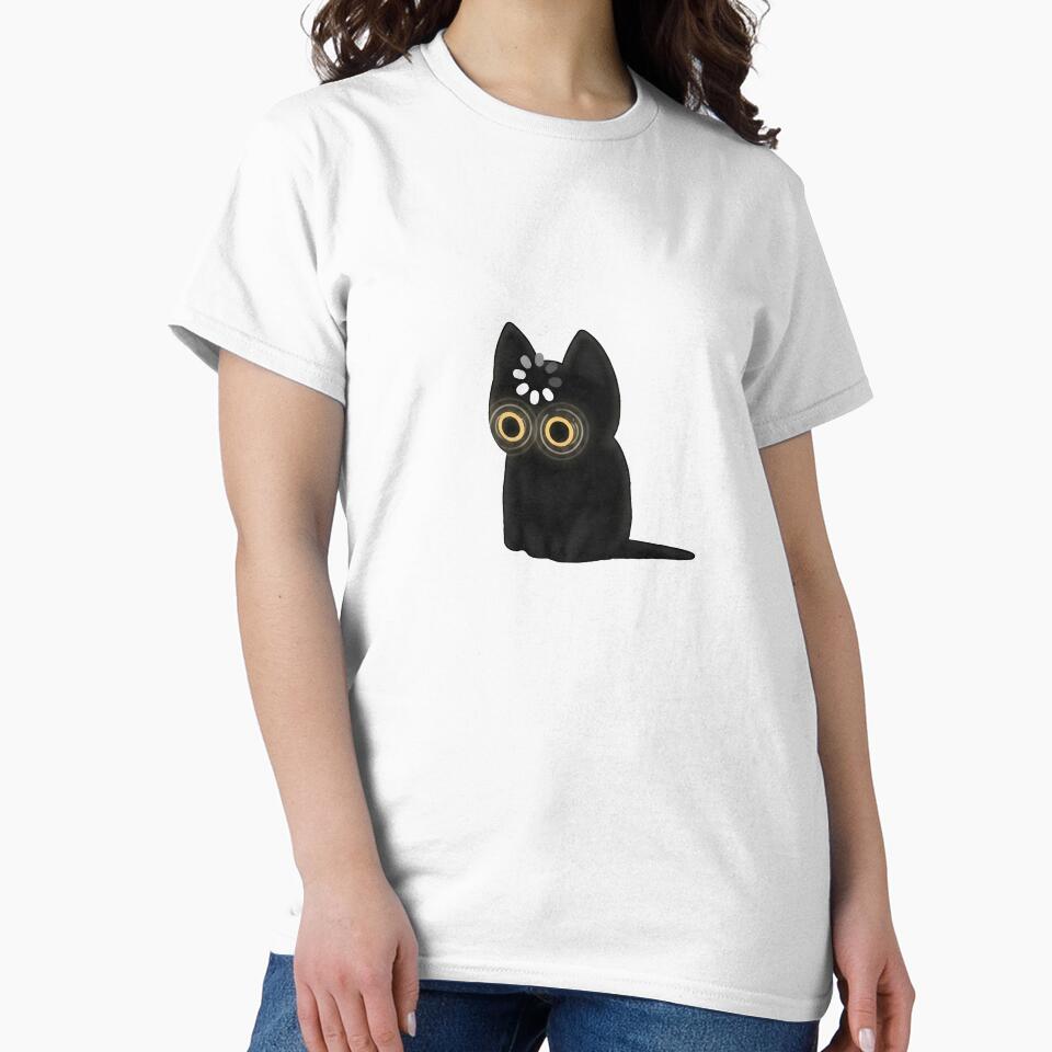 Cat charging brain cell empty head funny meme design by OH-MY-GOTH