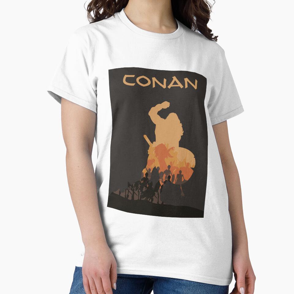 Conan (dark) - Minimalist Silhouette Poster Style - Board Game Art by MeepleDesign
