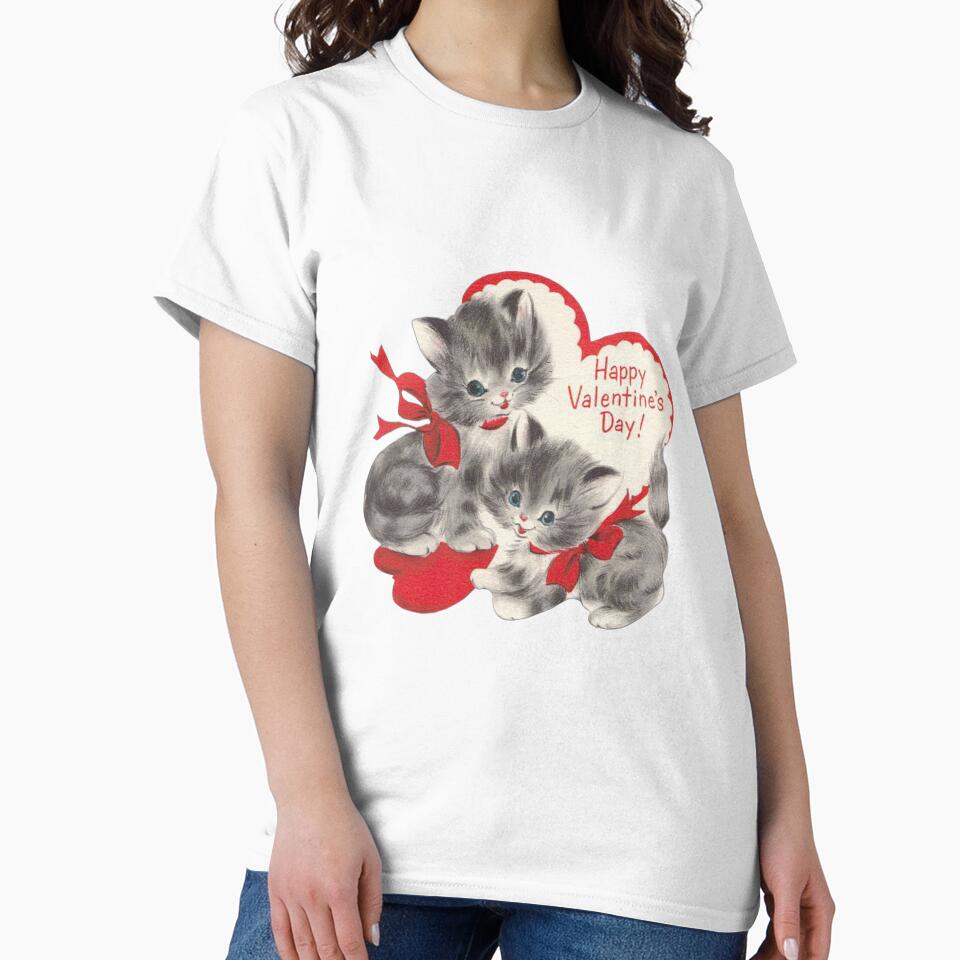 Vintage Valentine's day cats by Pixiedrop