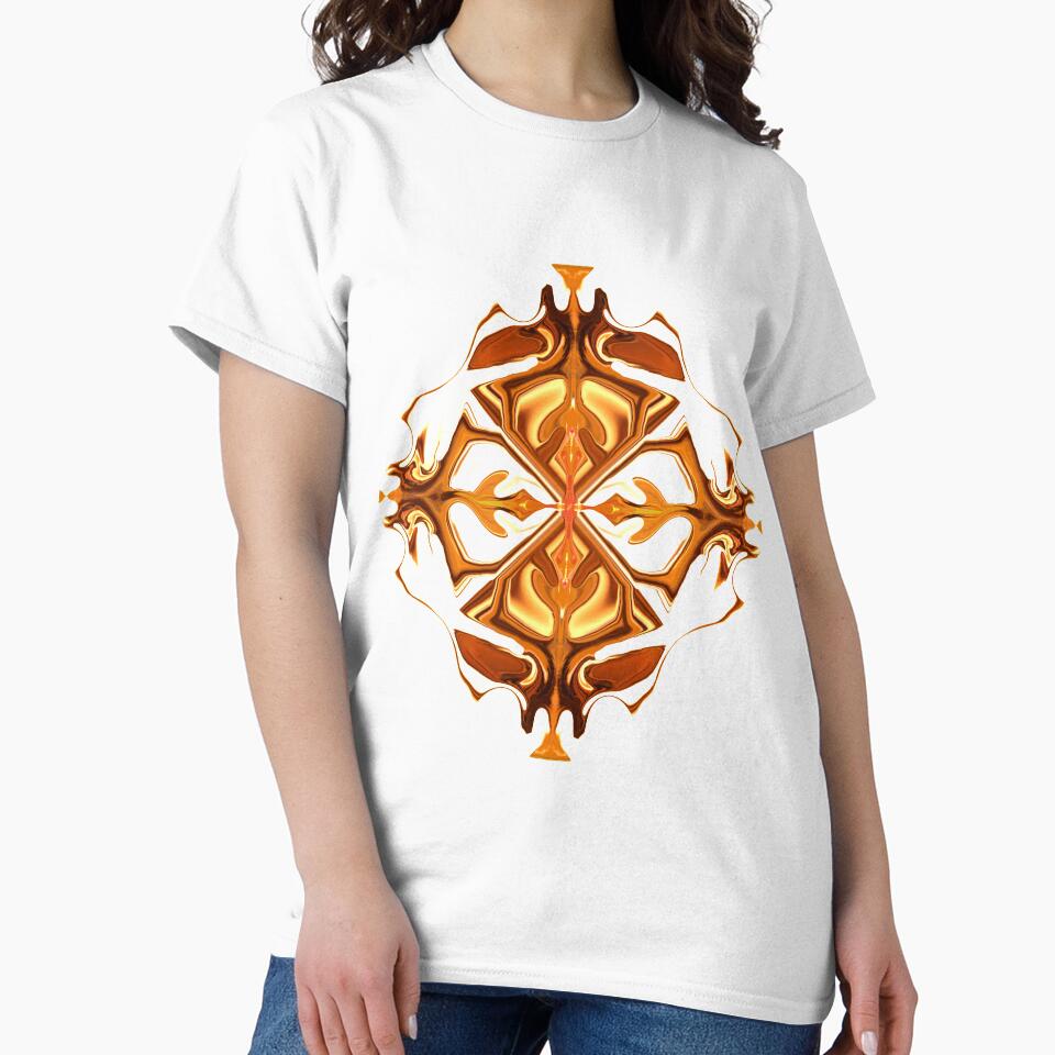Kallexos-Design- Brown Geometric - positive energy by Kallexos