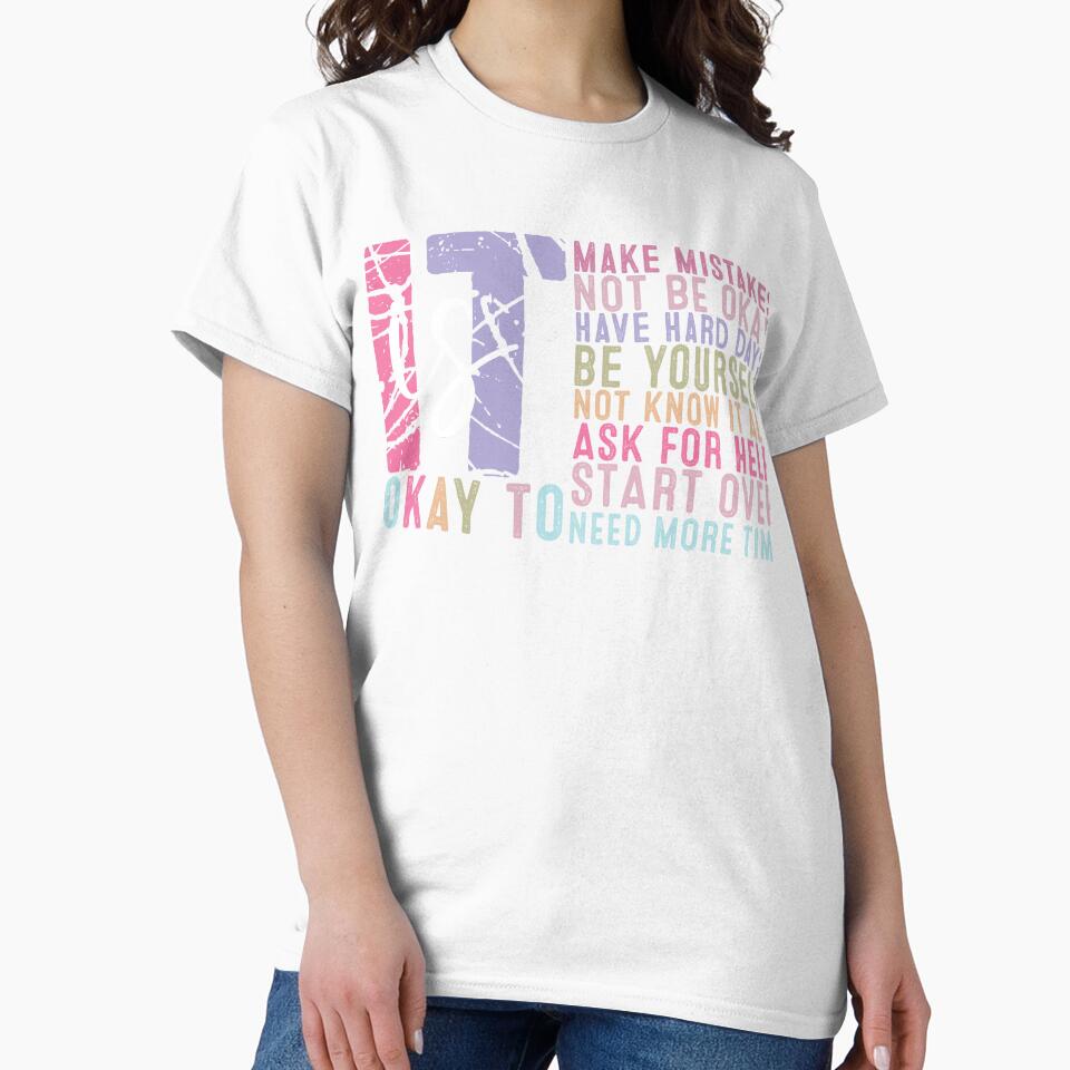 It's Okay Unisex T-Shirt by AllThatIsWelsh