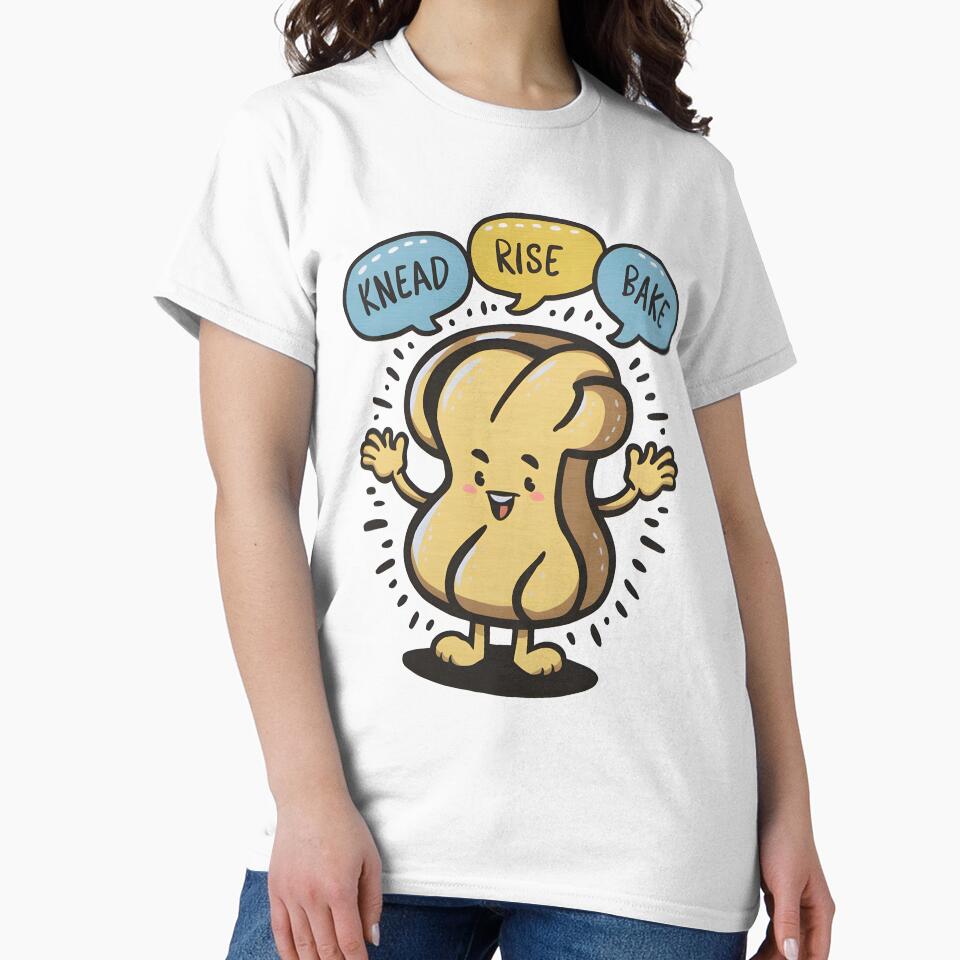 Sourdough Magic Knead Rise Bake Funny Sourdough Bread Baking Lover by KLArtzStore