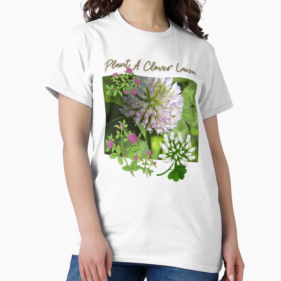 Plant A Clover Lawn Pollinator Eco-Friendly Design by EarthArtDesigns