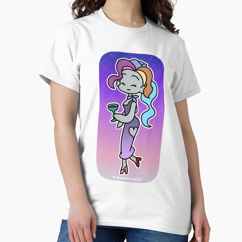 Spaceship attendant by space-mandu
