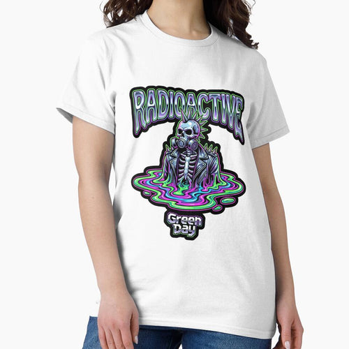 "Radioactive" Cyberpunk Y2K Skeleton Punk Rock Graphic by benjyjump