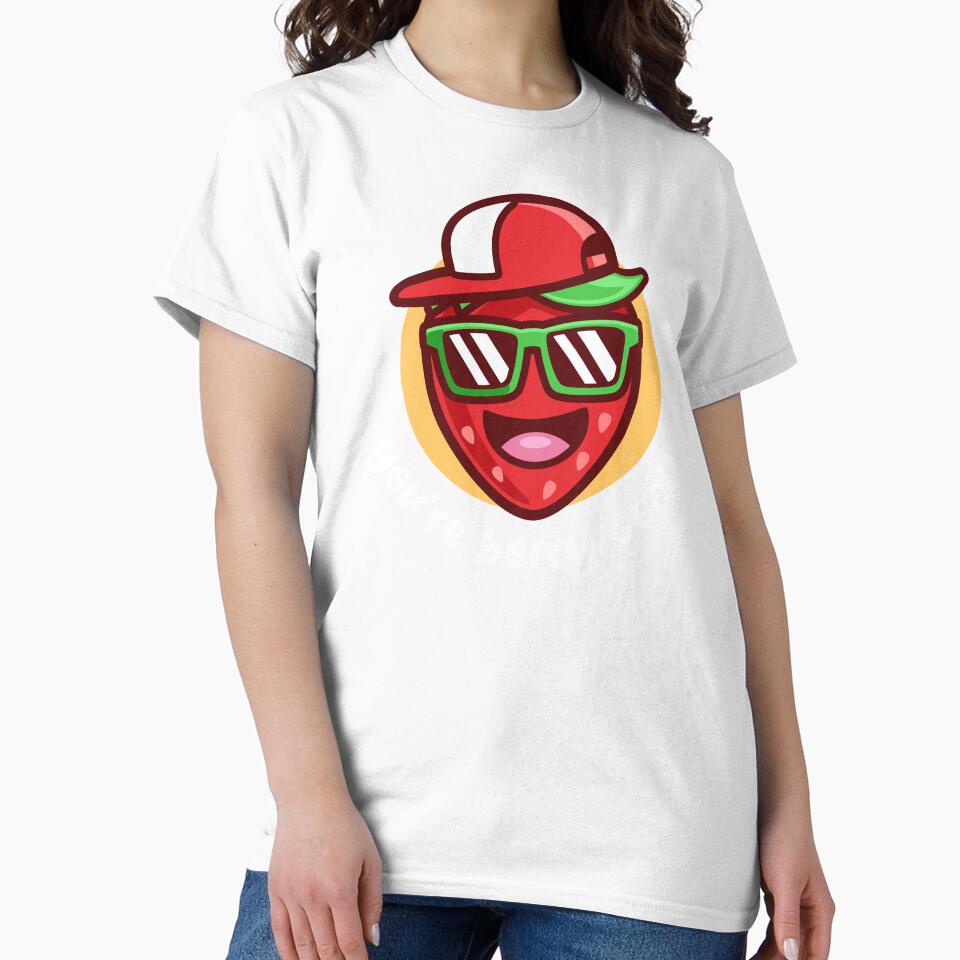 You're berry cool strawberry (on dark colors) by messy-nessie