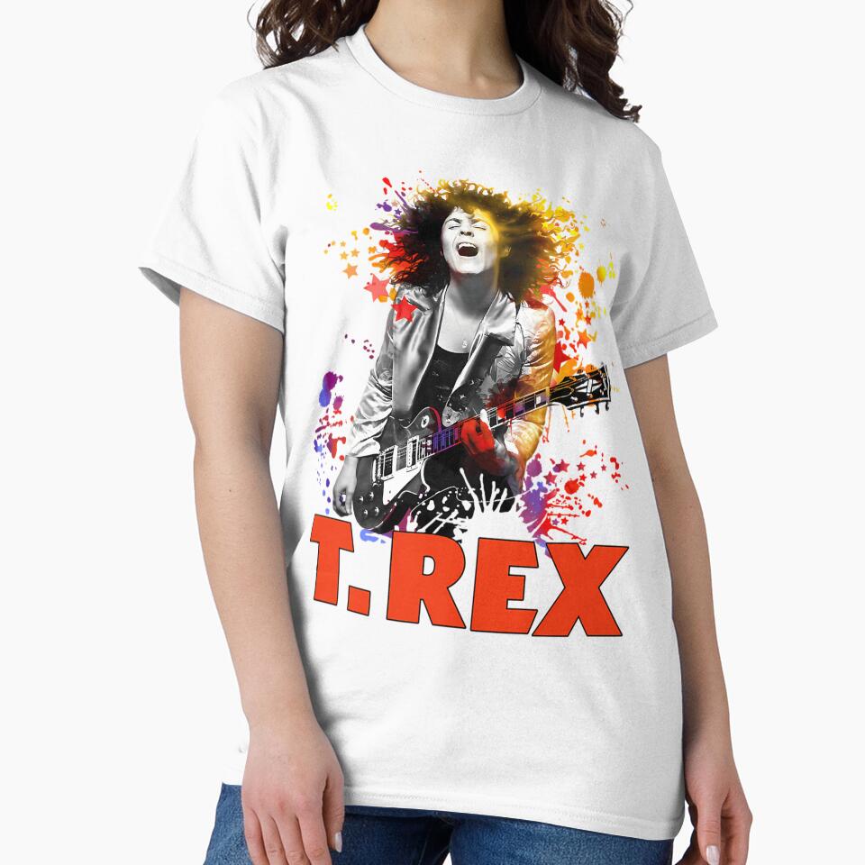 T Rex Rock Band Marc Bolan Retro Cool by AbdoOo86