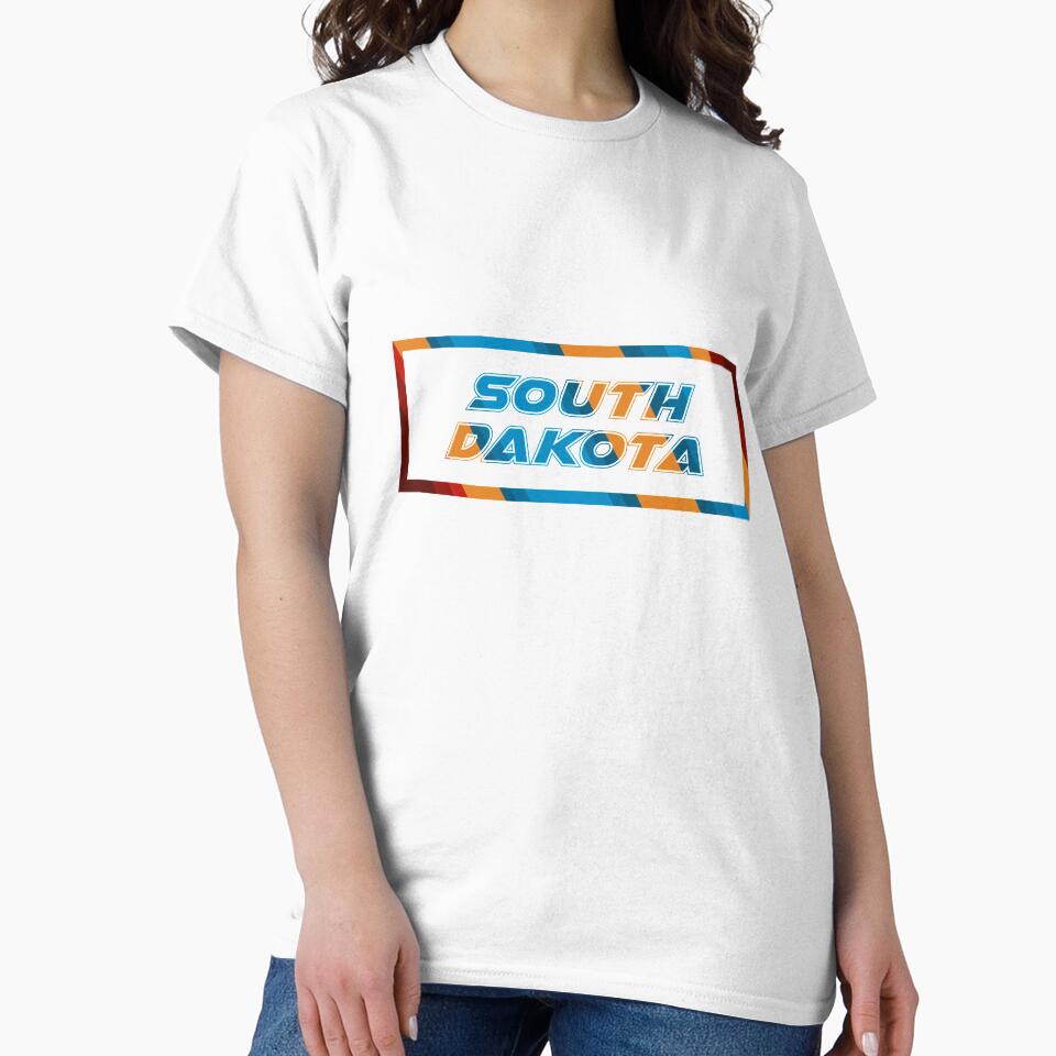 South Dakota T-Shirt for Men and Women by AllStarMerch