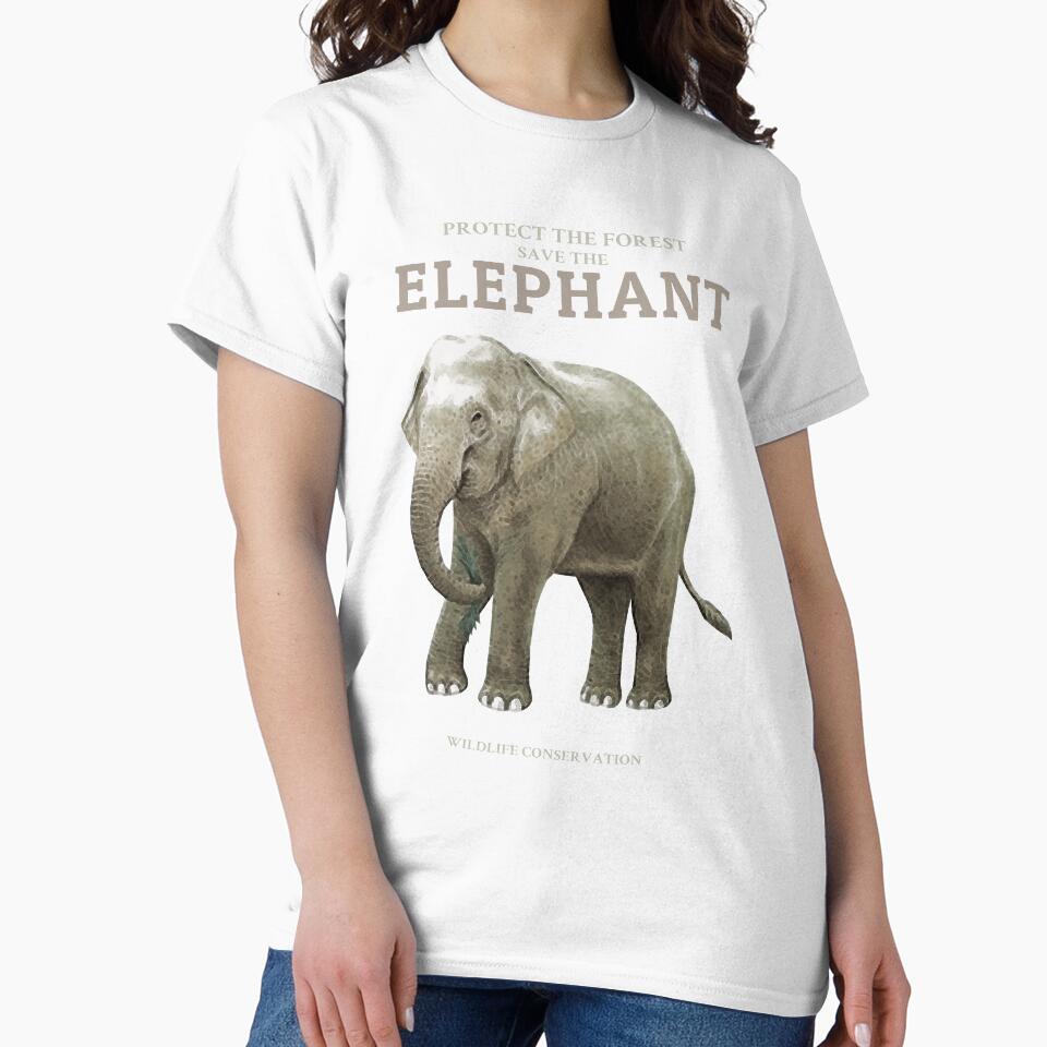 The Elephant Wildlife Conservation by KewaleeTee