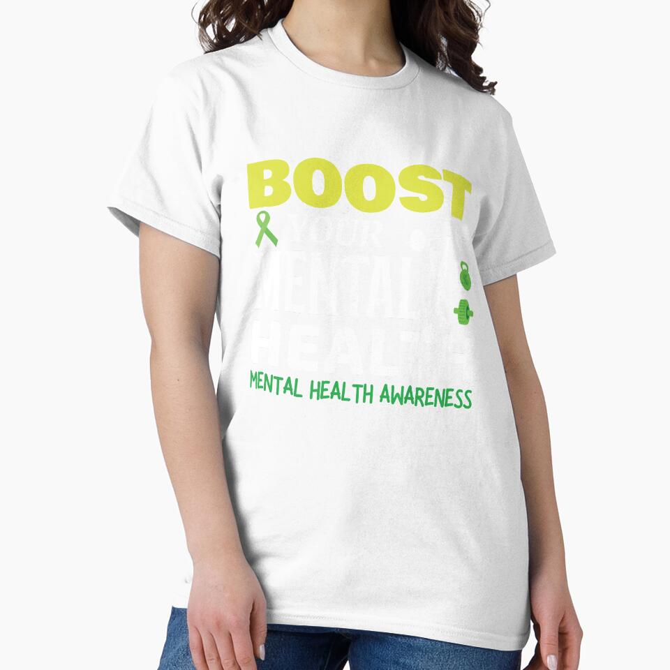 Mental Health Awareness - Boost Your Mental Health With Sweat by OwlCanvas