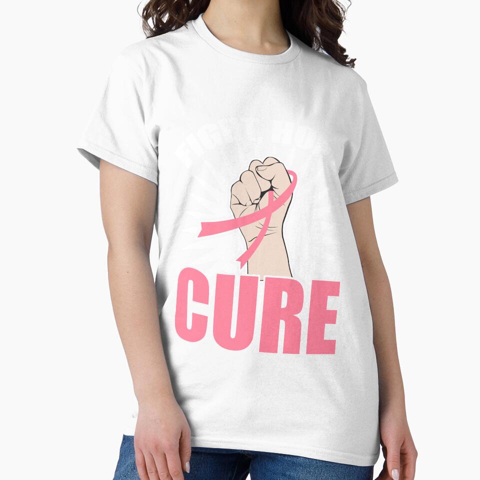 Fight Hope Cure Breast Cancer Awareness T-Shirt by AllStarMerch
