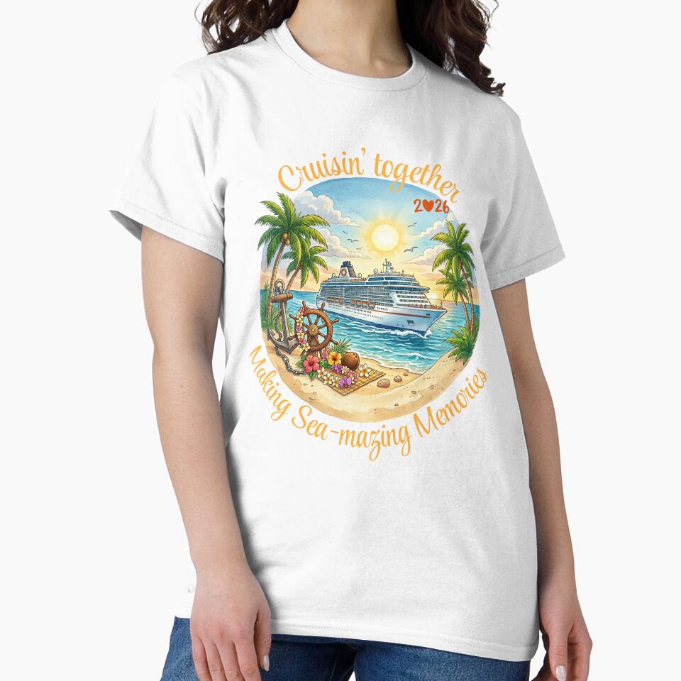 Family Cruise Vacation 2026 Matching Trip Tee by handcraftedpix