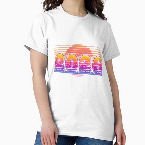 2026 Funky Retro Illustration – Sunset Stripes Edition by catcurio