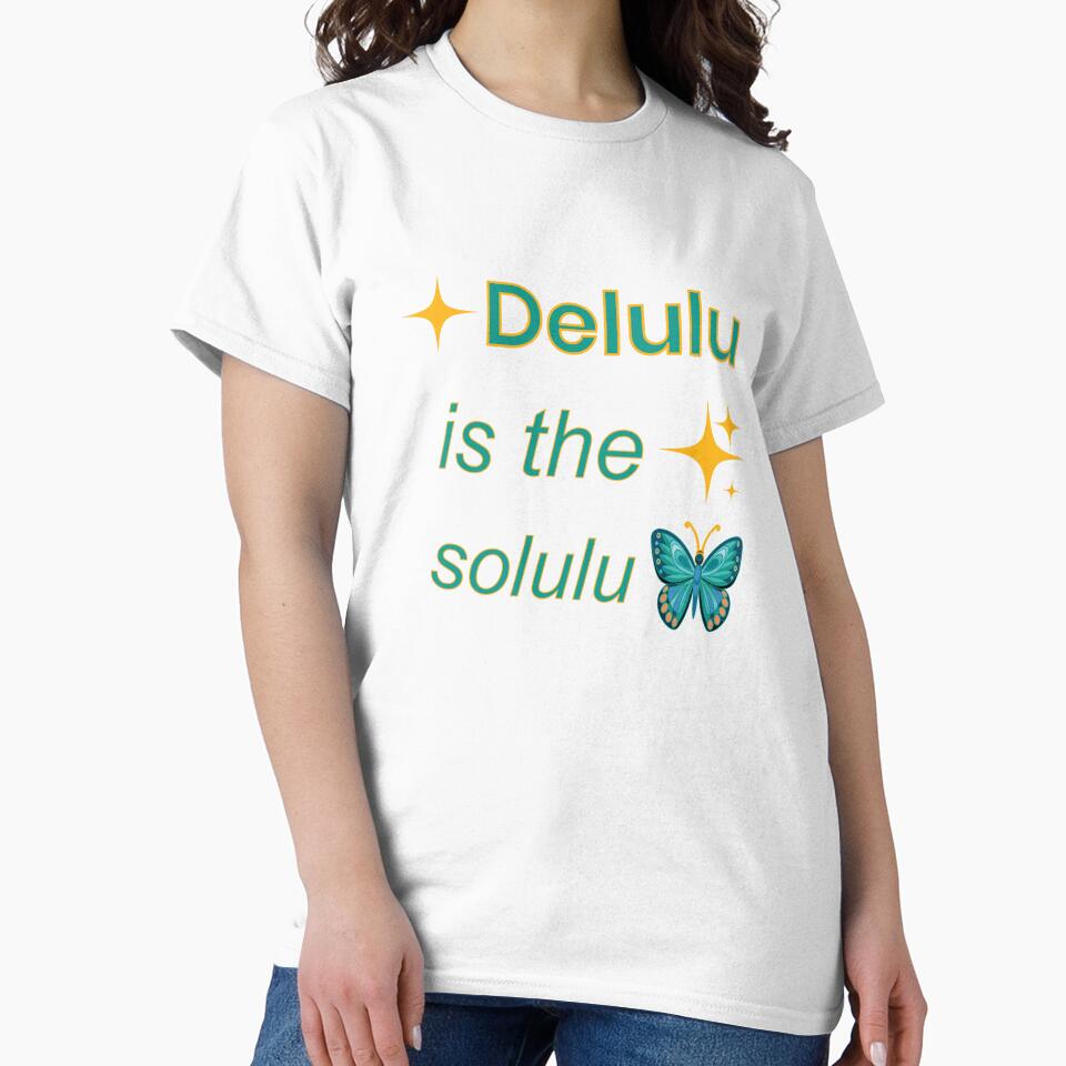 Delulu Is The Solulu Aesthetic Quote by jananinaveen
