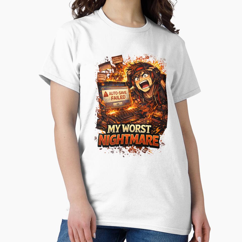 Auto-Save Failed – My Worst Nightmare by VireonTees